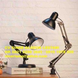 Kap Lampu Meja E27 dan Pameran model Jepit